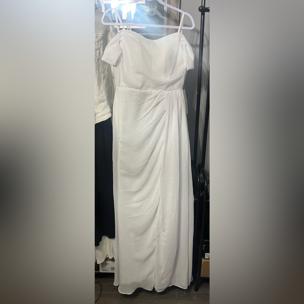Elegant White Evening Gown